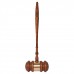 The Boss 36" Red Oak Gavel with Brass Band